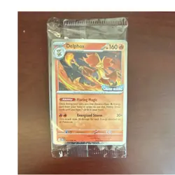 Pokemon TCG Delphox 013/086 Chaos Rising Promo Holo Stage 2 160 HP Eng 2024 - Image 1