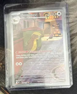 Pokemon TCG Gumshoos 153/132 ME01: Mega Evolution Illustration Rare Near Mint - Image 1
