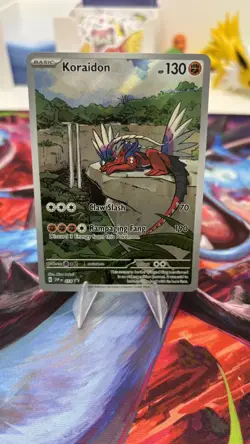 Pokemon TCG Koraidon Scartlet & Violet ETB #14 Promo Sealed - Image 1