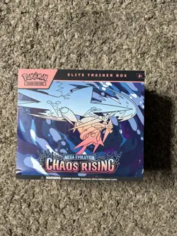 Chaos Rising Elite Trainer Box - ETB - Pokemon TCG||||| SMALL TEAR IN SEAL - Image 1