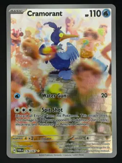 Cramorant 176/167 Illustration Rare Twilight Masquerade Pokemon Near Mint - Image 1