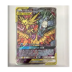 Pokemon Moltres & Zapdos & Articuno GX SM210 TAG TEAM Promo Holo Eng 2019 300 HP - Image 1