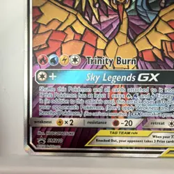 Pokemon Moltres & Zapdos & Articuno GX SM210 TAG TEAM Promo Holo Eng 2019 300 HP - Image 4