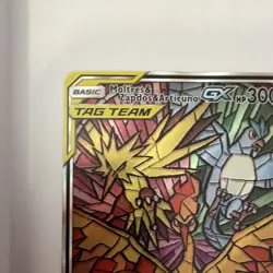 Pokemon Moltres & Zapdos & Articuno GX SM210 TAG TEAM Promo Holo Eng 2019 300 HP - Image 5