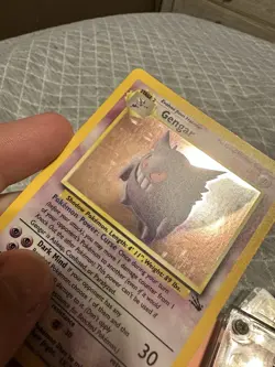 Wizards Pokemon TCG Gengar 5/62 Fossil Holo Rare English 1999 80HP - 2 - Image 3