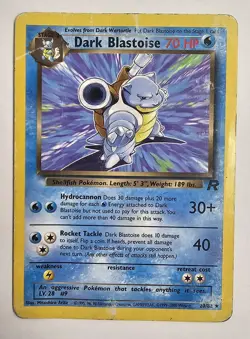 Dark Blastoise 4/110 Legendary Collection DMG Non Holo WOTC Pokemon TCG - Image 1