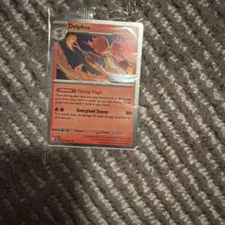 Delphox Pokemon Tcg Chaos Rising Release Day promo 013 SEALED Best Buy Exclusive - Image 5