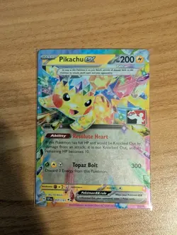 Pokemon TCG Pikachu EX Play! Stamp SSP 057/191 - Image 1