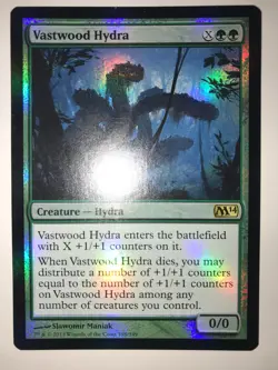 MTG Magic the Gathering - Vastwood Hydra (FOIL) - Magic 2014 LP - Image 1