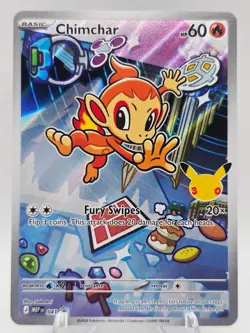 Chimchar 041 Pokemon TCG Mega Evolution Promo Full Art Holo NM - Image 1