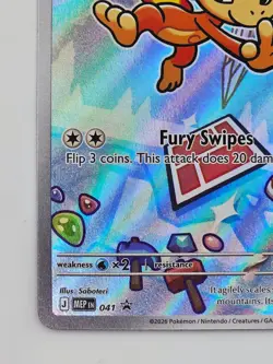 Chimchar 041 Pokemon TCG Mega Evolution Promo Full Art Holo NM - Image 5