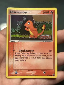 Pokemon TCG Charmander 48/108 Stamped EX Power Keepers 2007 Reverse Holo- LP - Image 1