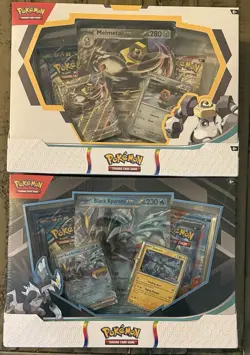 (2) Two Pokemon TCG: Black Kyurem Ex & Melmetal Ex Box- Target Bundle- Sealed - Image 1
