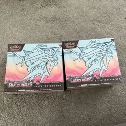 2x Pokemon Center Mega Evolution Chaos Rising Elite Trainer Box ETB Sealed - Image 1