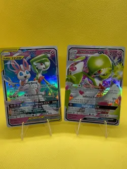 Proxy-Pokemon TCG Gardevoir & Sylveon GX Tag Team + Gardevoir GX Holo Lot 2x - Image 1