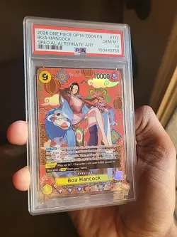 Boa Hancock OP14-112 EN SP - The Azure Sea's Seven One Piece - PSA 10 GEM MT - Image 2