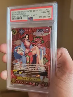 Boa Hancock OP14-112 EN SP - The Azure Sea's Seven One Piece - PSA 10 GEM MT - Image 4