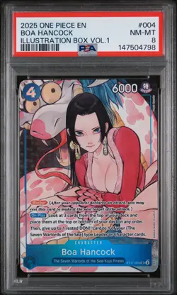 Boa Hancock 004 Illustration Box Vol.1 One Piece Promos One Piece PSA 8 - Image 1