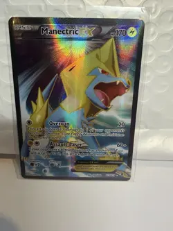 Pokemon TCG Manectric EX Full Art Holo Ultra Rare Card Phantom Forces 113/119 - Image 1