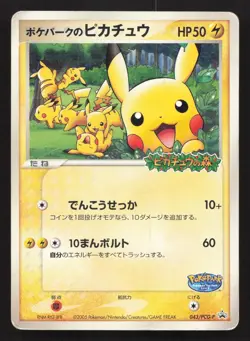 Pokepark's Pikachu 043/PCG-P PokePark DMG Japanese Pokemon Card TCG - Image 1