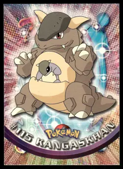 Pokemon Cards Kangaskhan #115 Topps Trading Cards Series 2 NM *1 - Image 1