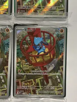 x4 Sealed Pokemon Mega Evolution Riolu Promo Cards - Image 4