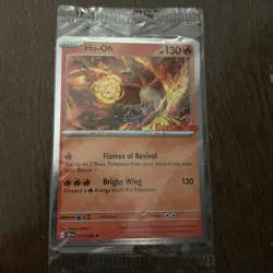 Ho-Oh GameStop Stamped PROMO SEALED Pokemon Card TCG trading card - Image 2