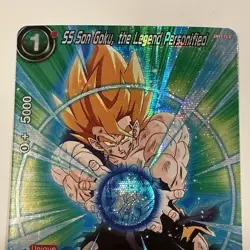 SS Son Goku the Legend Personified Alt Art Foil Dragon Ball Super Card Game | NM - Image 3