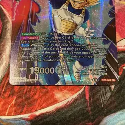 SS Vegeta Exploiting Weakness Alternate Art Foil Dragon Ball Super Card Game NM - Image 4