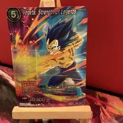 Vegeta Strength of Legends Alternate Art Foil Dragon Ball Super Card Game | NM - Image 1