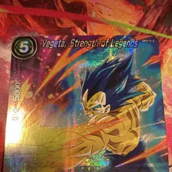 Vegeta Strength of Legends Alternate Art Foil Dragon Ball Super Card Game | NM - Image 3