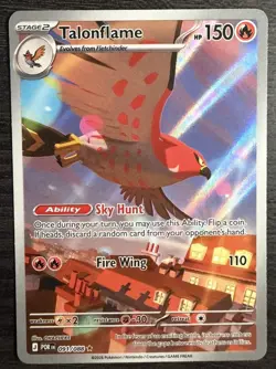 Talonflame 91/88 Illustration Rare Holo Card - Pokemon Perfect Order - Image 1