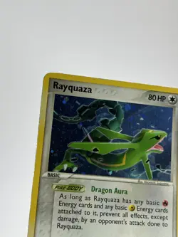 Pokemon TCG Rayquaza Ex Deoxys 22/107 Holo Rare Vintage 2005 Card READ - Image 5