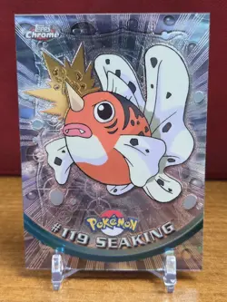 SEAKING - Topps Pokemon Topps Chrome #119 Holo TV Animation Edition Card NM - Image 1