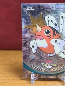SEAKING - Topps Pokemon Topps Chrome #119 Holo TV Animation Edition Card NM - Image 2