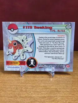 SEAKING - Topps Pokemon Topps Chrome #119 Holo TV Animation Edition Card NM - Image 4
