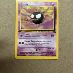 Gastly 1st Edition 33/62 LP Fossil Uncommon Pokemon TCG NM Card - Image 4