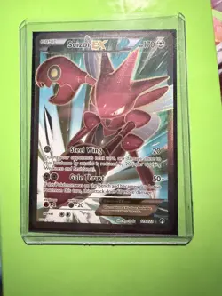 Pokemon TCG Scizor EX Full Art Ultra Rare Holo Card 119/122 - Image 1