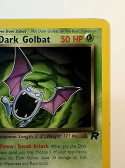 Dark Golbat - 24/82 - WOTC Team Rocket Rare Pokemon Card - NM - Image 4