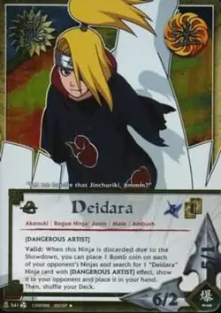 Deidara - N-541 - Promo - Foil Promo Cards Damaged - Naruto - Image 1