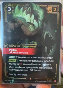 Pyke Dockside Butcher 028/219 NM Riftbound Card Unleashed - Image 1