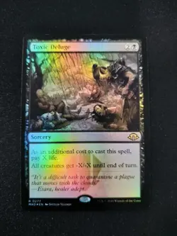 MTG Toxic Deluge Foil 0277 Modern Horizons 3 NM - Image 1