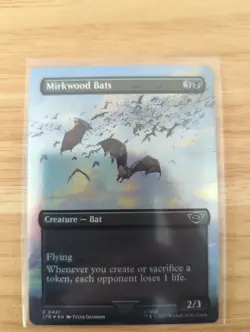 MTG Mirkwood Bats Borderless Foil LTR #0421 - Image 1