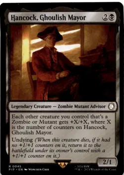 Hancock, Ghoulish Mayor R Universes Beyond: Fallout 45 NM - Image 1