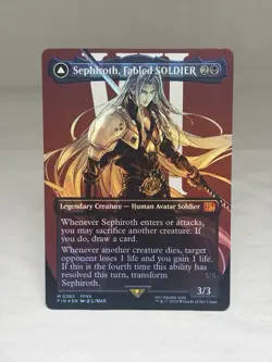 Sephiroth, Fabled SOLDIER (0382) (Borderless) Final Fantasy Foil - Image 1