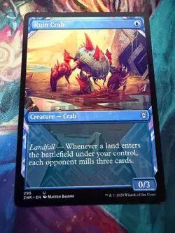 MTG Ruin Crab (Showcase) Zendikar Rising (295) LP FREE SHIPPING - Image 1
