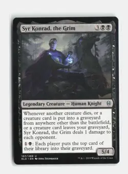 Syr Konrad, the Grim 107 Throne of Eldraine MTG NM - Image 1
