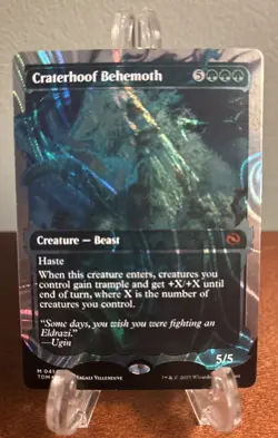 MTG Craterhoof Behemoth (Showcase) (Halo Foil) Tarkir: Dragonstorm (TDM) #414 - Image 1