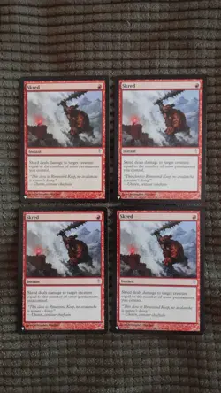Magic: the Gathering / MtG Skred x4 The List - Image 1