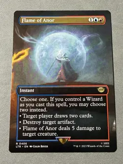 Flame of Anor (Borderless) Universes Beyond: the Lord of the Rings: LTR NM - Image 1